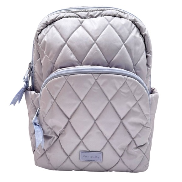 Vera Bradley Women's Small Backpack Lavender Pearl Floral Lining Water-resistant - Picture 2 of 10